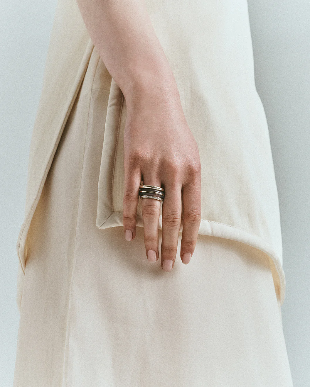 Stack_Classic Ring Stack | Grey Agate - 50 - Image 5