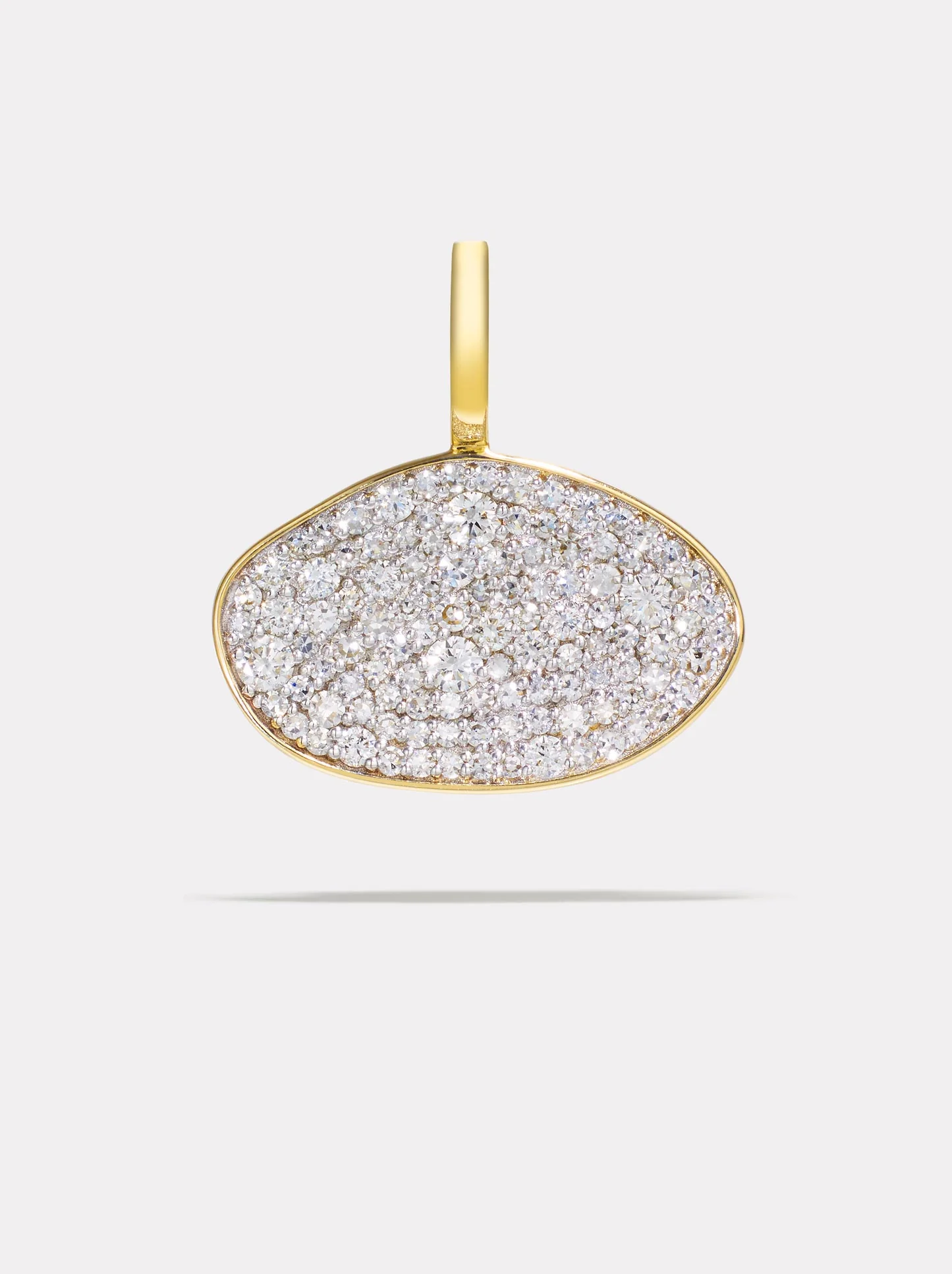Diamond Cluster Collector Necklace — 3.5 mm — 45 cm | Gold - Image 3