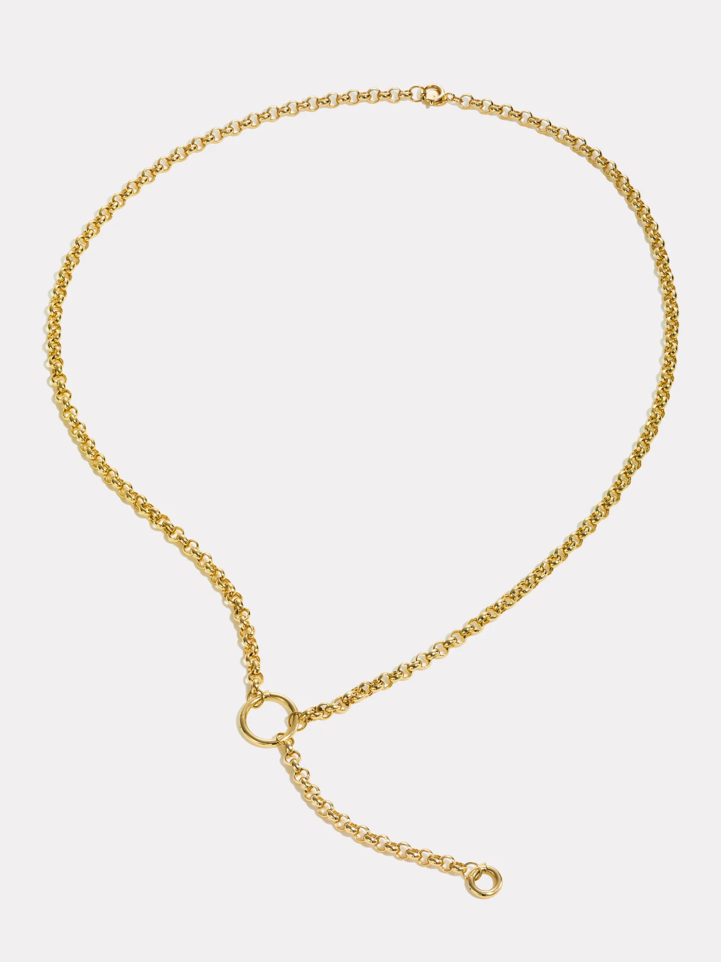 Diamond Cluster Collector Necklace — 3.5 mm — 45 cm | Gold - Image 4