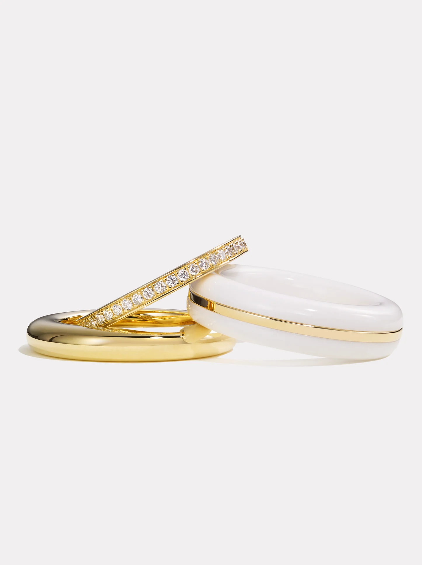 Stack_Classic Ring Stack | White Agate - 57 - Image 3